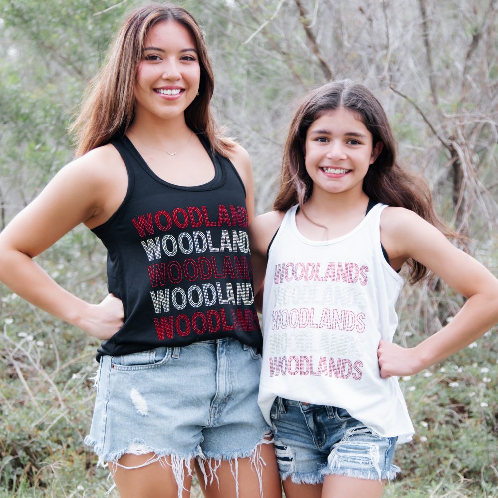 Black Woodlands Bling Tank - Image 2