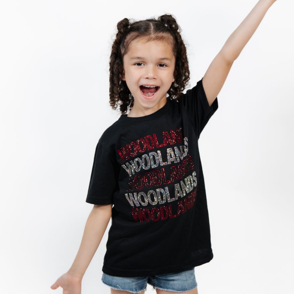 Black S/S Woodlands Bling Tee - Image 2