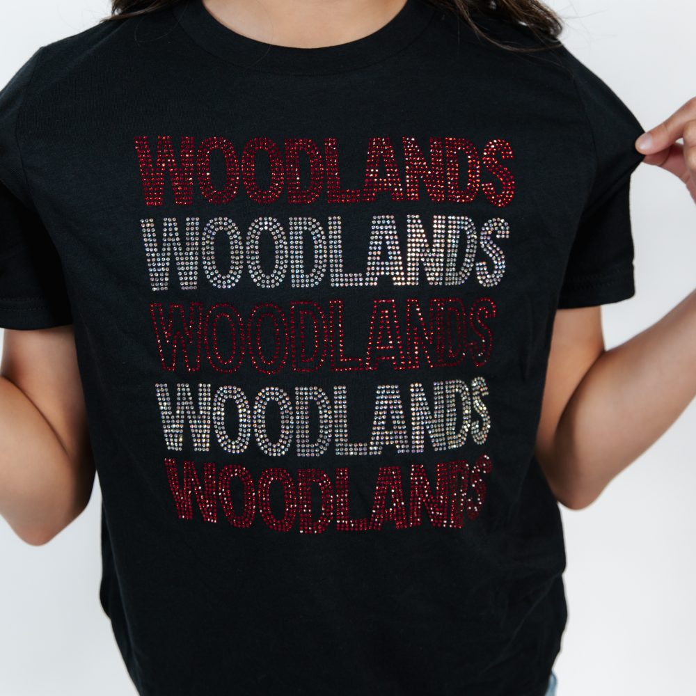 Black S/S Woodlands Bling Tee - Image 3