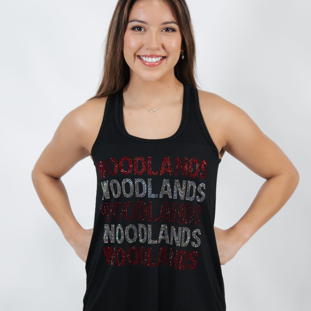 Black Woodlands Bling Tank
