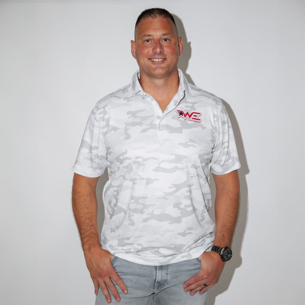 Men's Grey Camo Dry Fit Polo