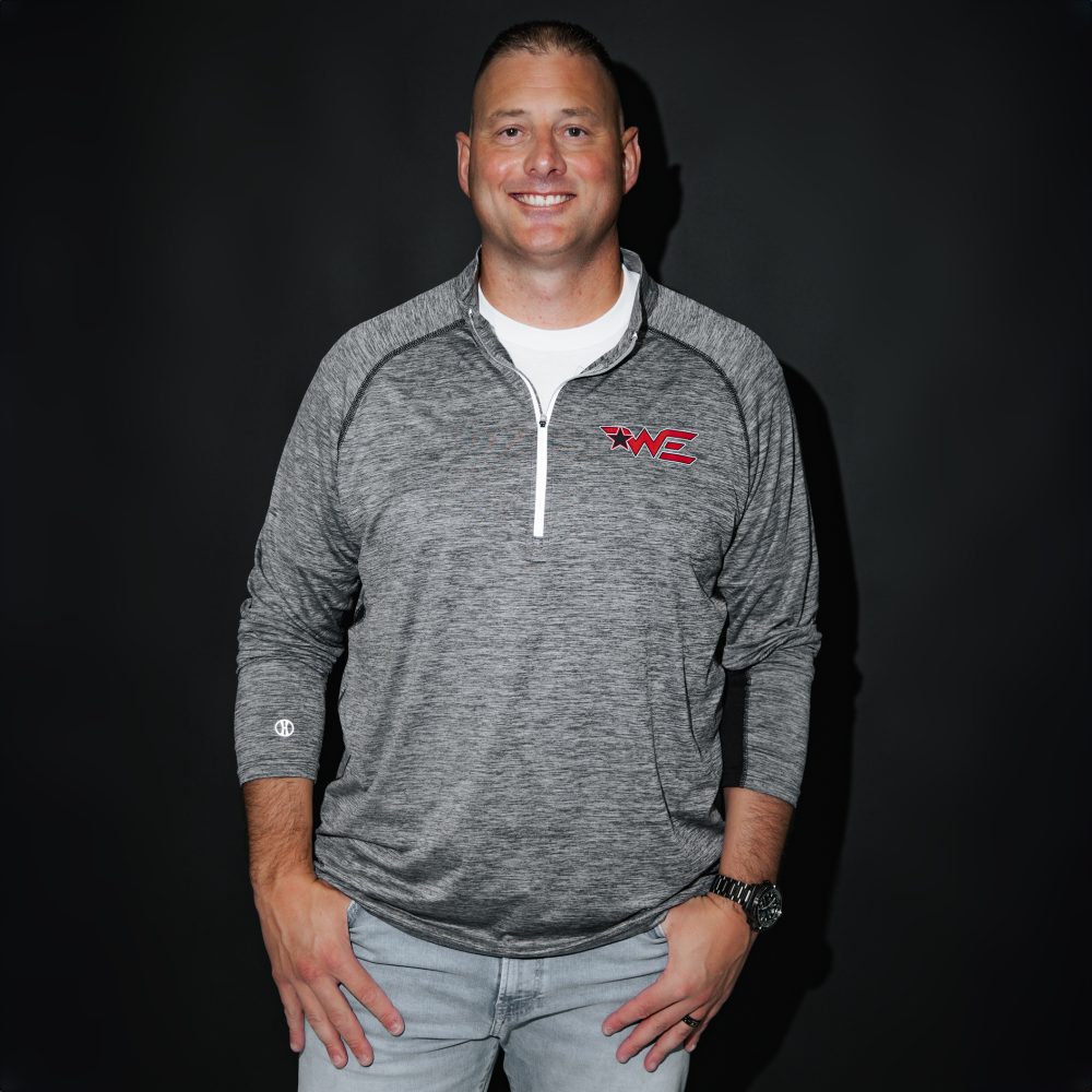 Men's Heather Black 1/4 Zip Pullover