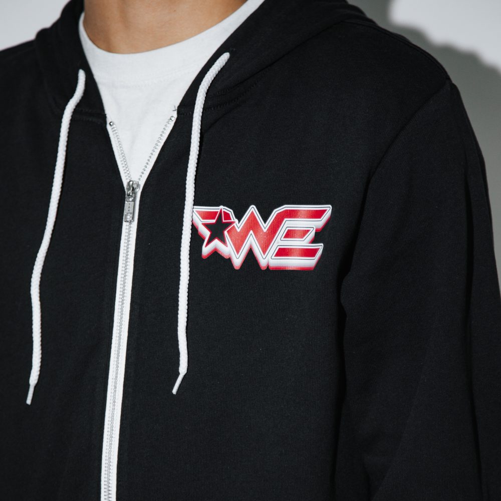 Black Zip-Up WE Hoody - Image 2