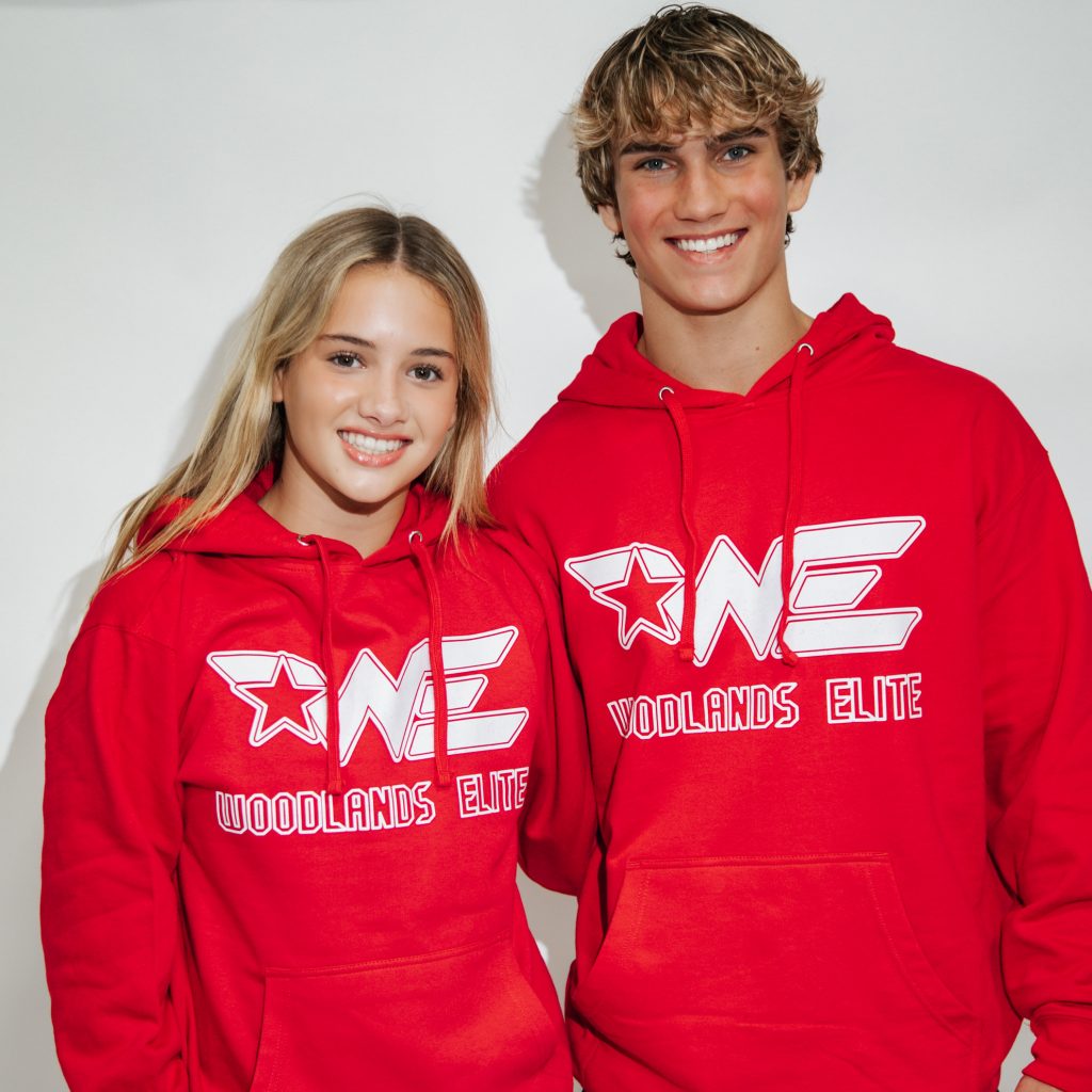Red Logo Hoody