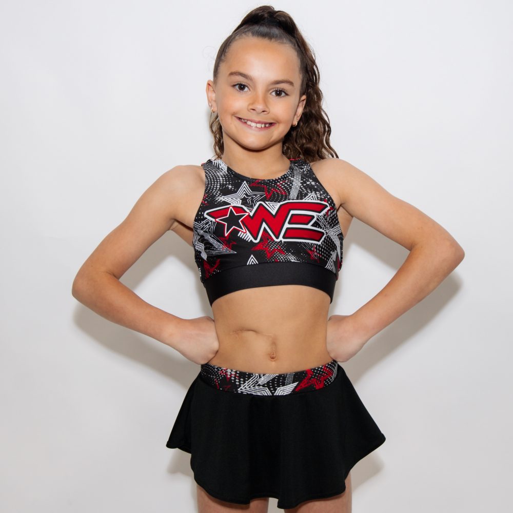 Flowy Skirt with Logo Waistband