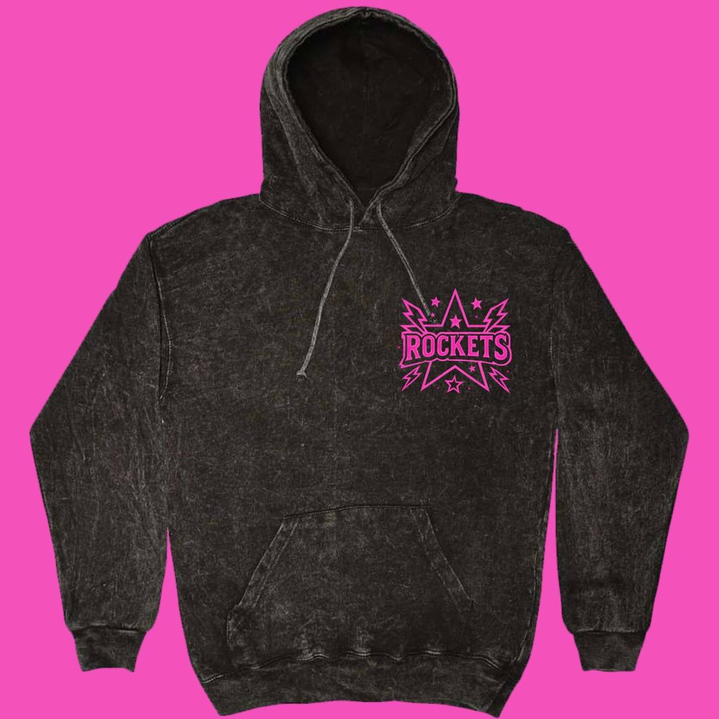 Rockets Adult Mineral Wash Hoodie - Order by 10/8/25