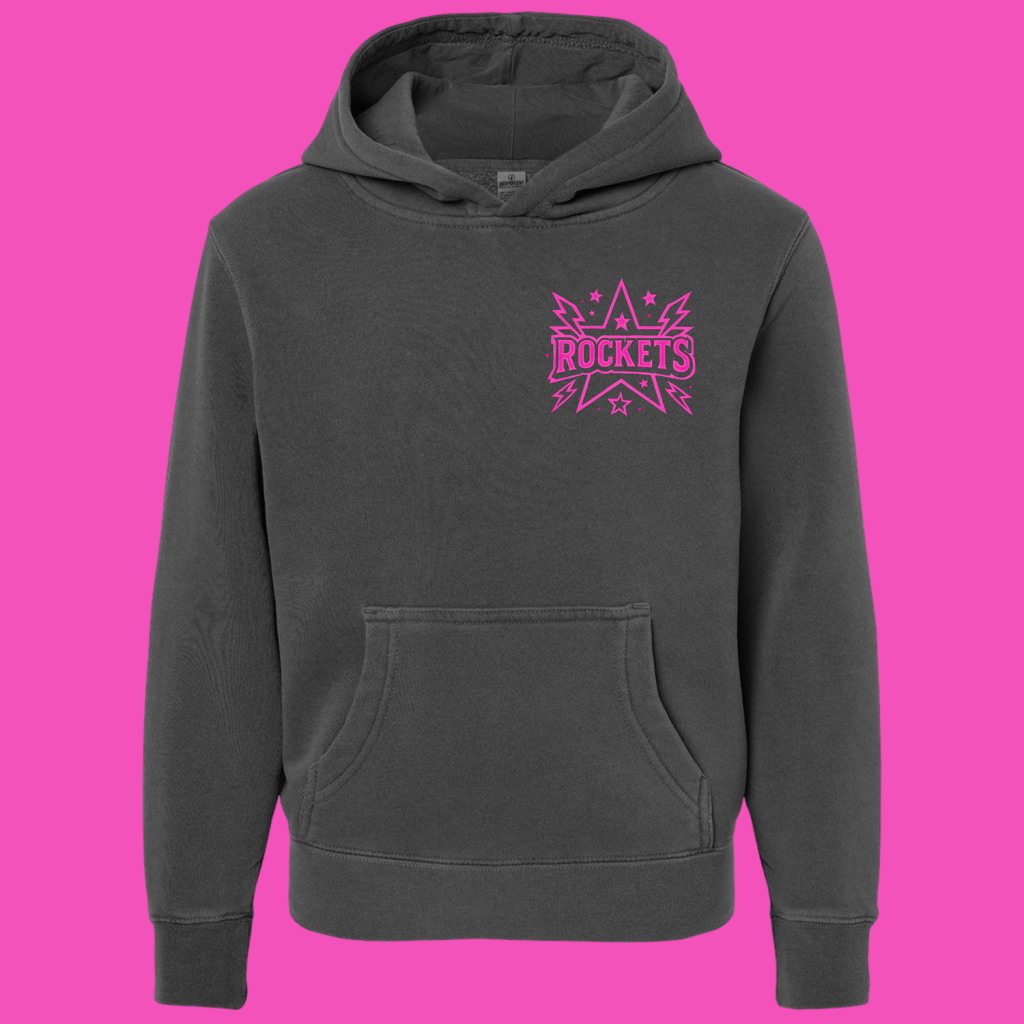 Rockets Youth Pigment Dyed Hoodie - Order by 10/8/25