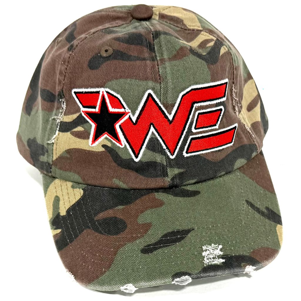 Embroidered Logo Camo Hat