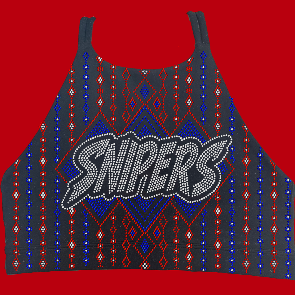 Snipers Bling Sports Bra - Order by 9/13/26