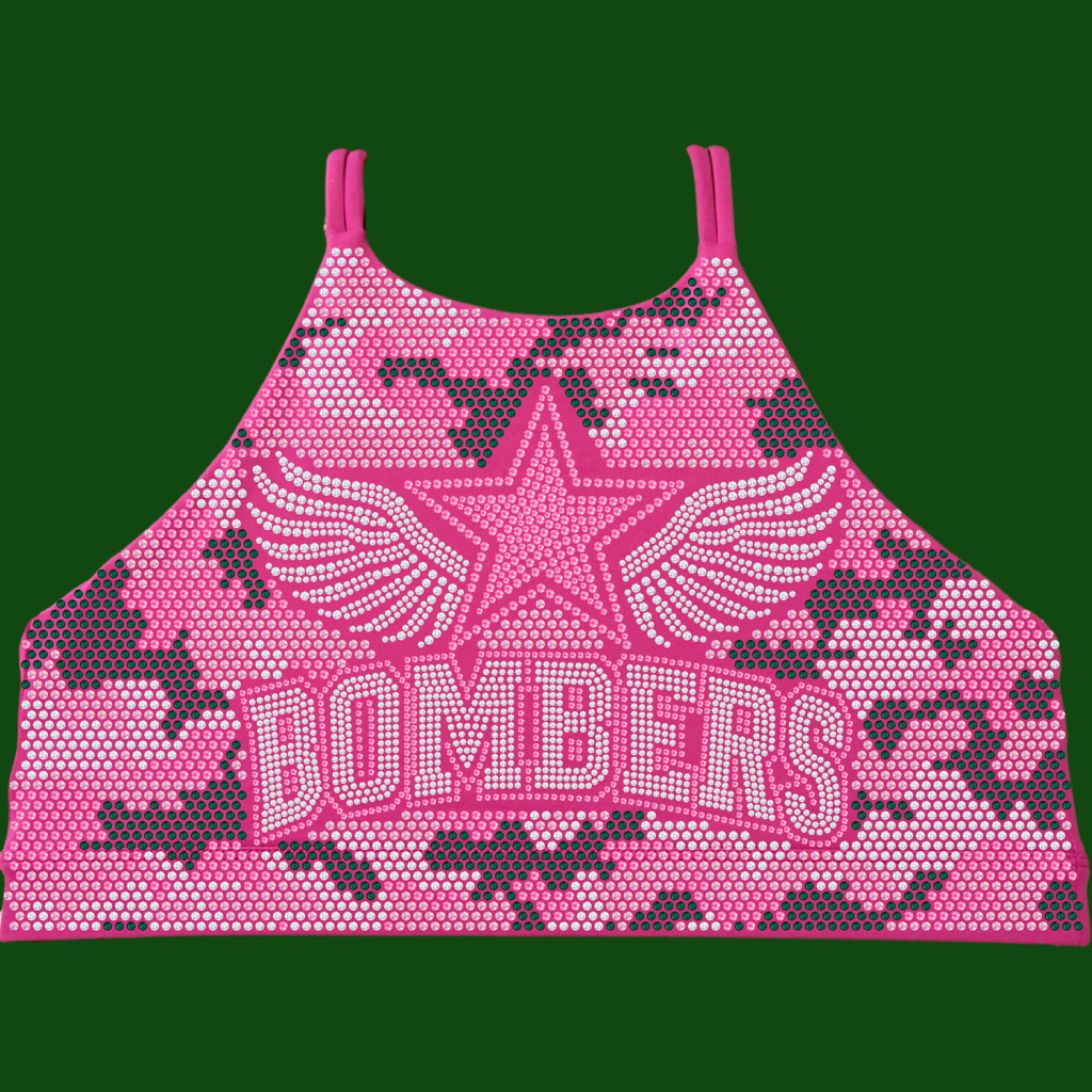 Bombers Bling Sports Bra - Order by 10/1/26