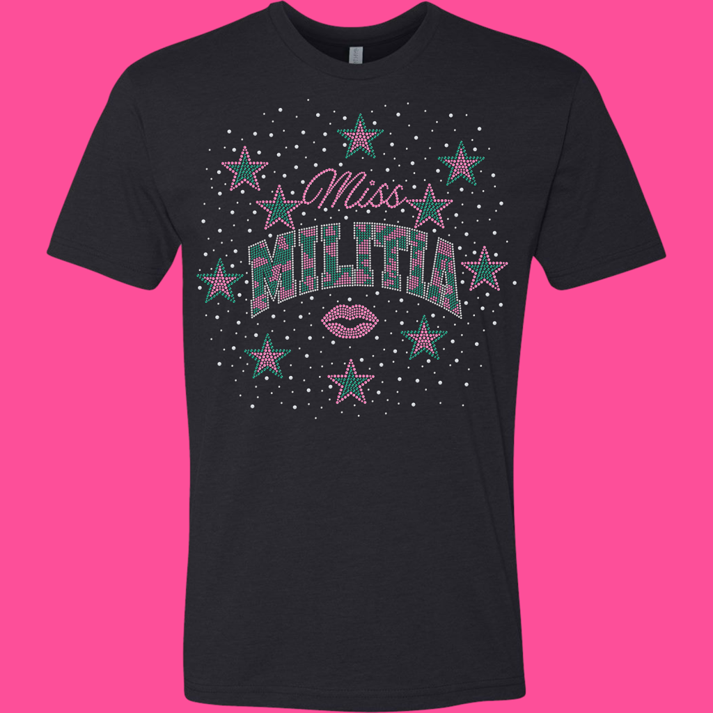 Miss Militia S/S Bling Tee - Order by 9/27/26