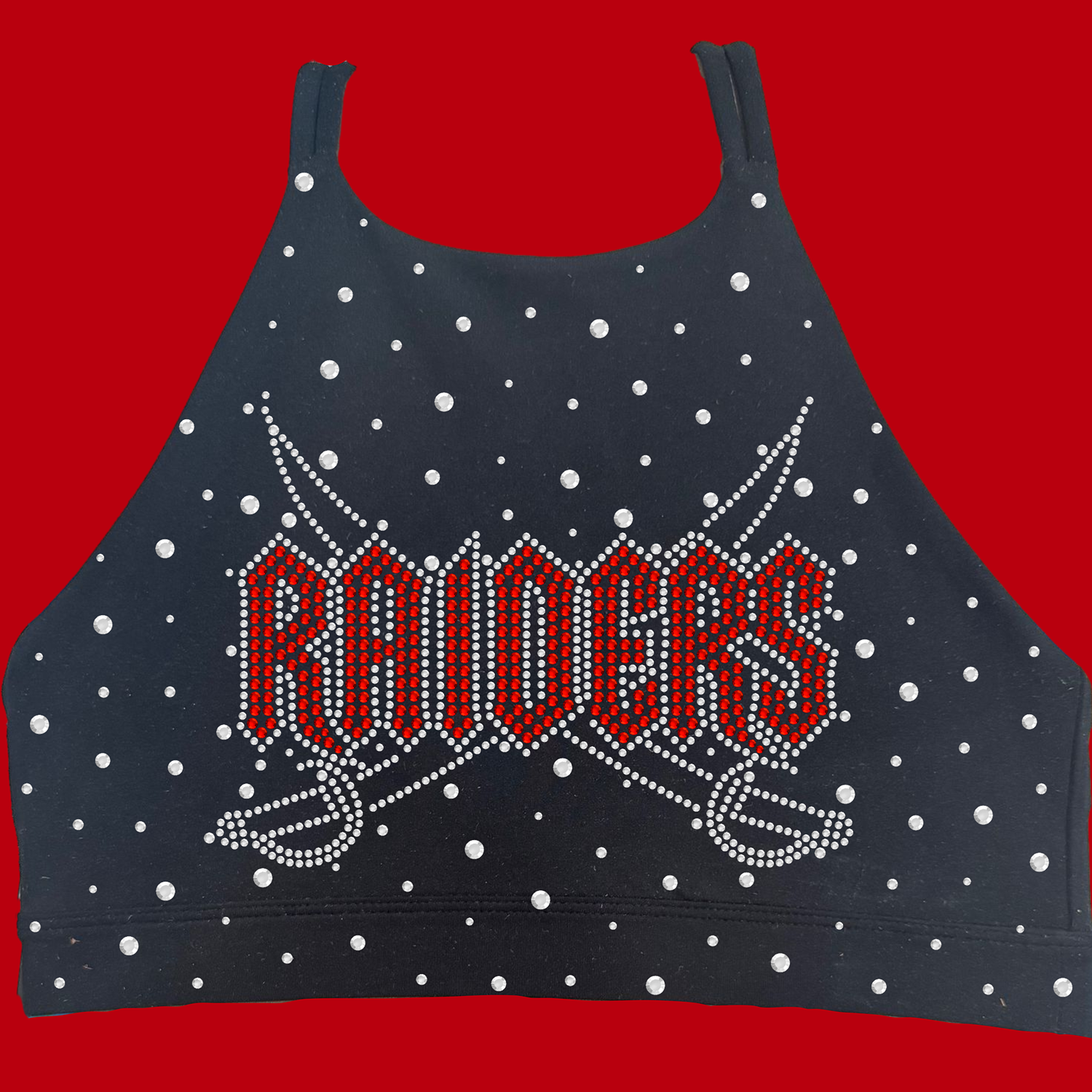 Raiders Bling Sports Bra - Order by 10/18/26