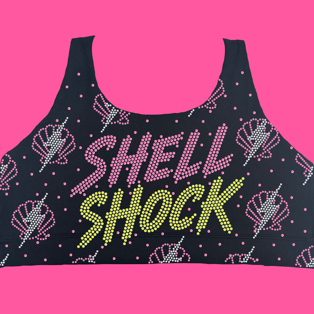 Shell Shock Bling Sports Bra - Order by 10/22/26