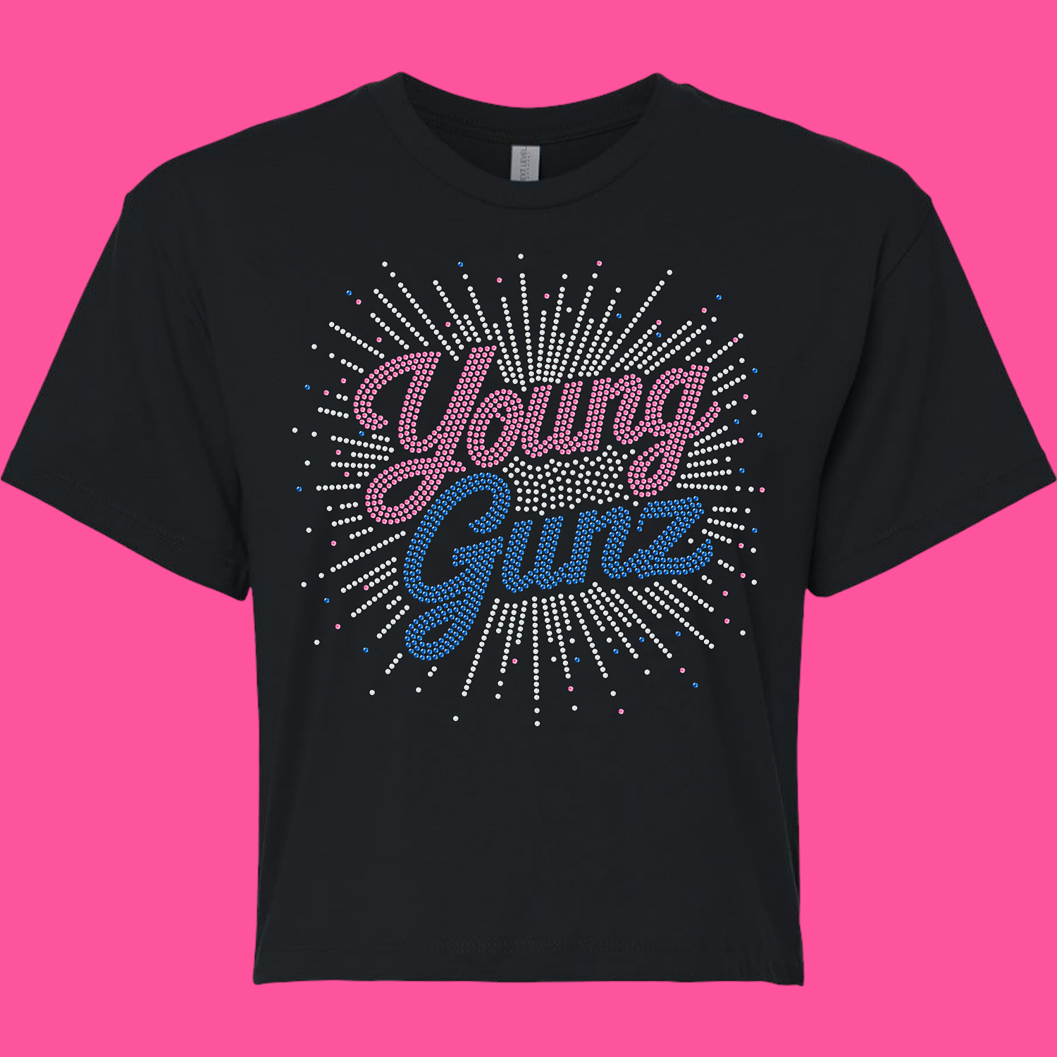 Young Gunz S/S Crop Bling Tee - Order by 10/18/26